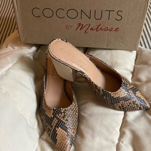Coconuts by Matisse Women's Snakeskin Heels